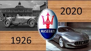 Evolution Of The Maserati  Maserati Models [upl. by Asilenna]