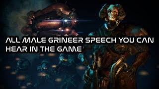 WARFRAME  GRINEER ENEMIES SPEECH DURING THE GAME [upl. by Leuas]