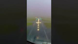 ⛈️ Landing in storm at Mexico [upl. by Asia]