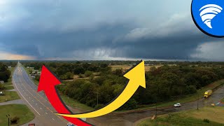 The most insane Texas Tornado Outbreak  Drone Chase Wedge Tornado into Oklahoma [upl. by Rehnberg]