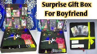 Surprise Gift Box For Boyfriend Birthday Surprise Birthday Gift Box Ideas Paroscraft [upl. by Razec917]