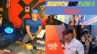 Abaddon and Flow G quotParequot LIVE on Wish 1075 Bus  Kito Abashi Reaction [upl. by Andrey121]