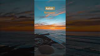 Asilah beach sunset waves summer relaxing travel Morocco travel travelphotography shorts [upl. by Secunda203]