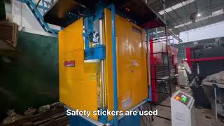 Hydraulic Deep Drawing Press 100 Ton  30 Ton Capacity  USA Safety Standards Compliant  Monotech [upl. by Nameloc]