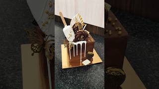 chocolate cube cake decoration ideas cakedecorating youtubeshorts shots viral [upl. by Ras]