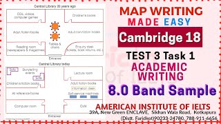 Cambridge 18 test 3 task 1 MAP  IELTS TASK 1 WRITING [upl. by Ynffit]