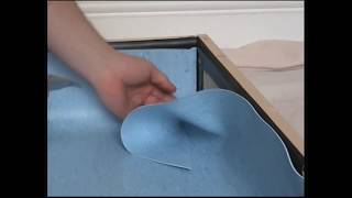 How to fit the vinyl flooring in corners with Quantum Flooring [upl. by Evreh]