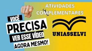 Como incluir atividade complementares na faculdade Uniasselvi [upl. by Htaek]