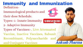 Immunity and Immunization type of Immunity Schedule of immunization type of Vaccine immunity [upl. by Sebbie]