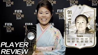 ¡LA VALVERDE JAPONESA REVIEW HOMARE SAWA 91 EAFC 24 FIFA 24 [upl. by Estell]