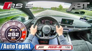 Audi RS5 R ABT  530HP 29 TFSI  AUTOBAHN POV by AutoTopNL [upl. by Htez]