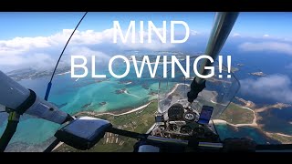 I FLEW TO THE ISLES OF SCILLY IN A FLEXWING MICROLIGHT [upl. by Deraj]