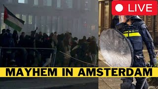 🚨 LIVE Amsterdam Burns As Migrants Cause Chaos [upl. by Gabie575]