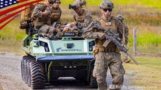 US Marines Test quotRheinmetall Mission Master SPquot Autonomous UGV for the First Time in Exercise [upl. by Eignav416]