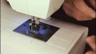 Singer 9960 Overcasting Foot Sewing Example [upl. by Gillead]