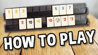 how to play RUMMIKUB official gameplay and rules  SPIELREGELN TV [upl. by Esir886]