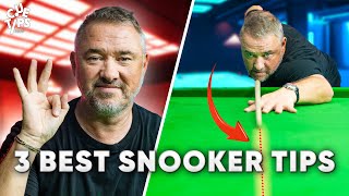 3 Simple Snooker Tips Easy To Do [upl. by Ecnatsnok]