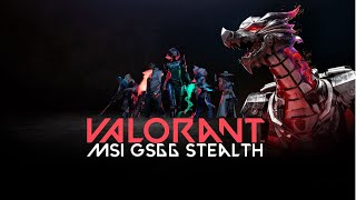 MSI GS66 Stealth  Valorant Undervolt [upl. by Zetra]