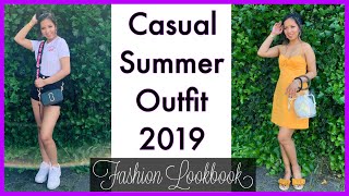 CASUAL SUMMER OUTFIT IDEAS 2019  STYLING  HAUL [upl. by Sabella]