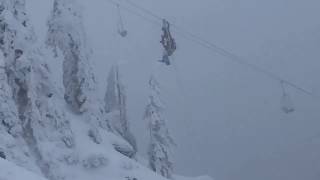 Whitefish 200ft Ski Lift Rescue [upl. by Arelc]