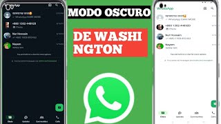 Cómo habilitar el modo oscuro en WhatsApp Fondo de WhatsApp en modo oscuro [upl. by Selry35]