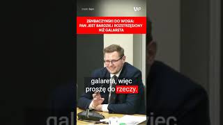 quotPan jest roztrzęsiony bardziej niż galaretaquot Zembaczyński szarżował na komisji [upl. by Keily]