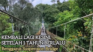 WISATA JALANJALAN JEMBATAN GANTUNG DI BANDUNG SELATAN I Rengganis Suspension Bridge wisatabandung [upl. by Adiel]