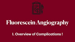 Fluorescein Angiography I Overview of complications [upl. by Adigirb725]