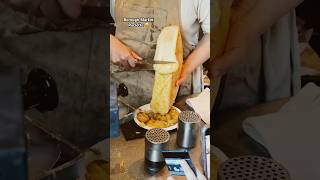 Raclette at borough market Satisfying street food raclette streetfood foodshorts foodasmr [upl. by Locin]