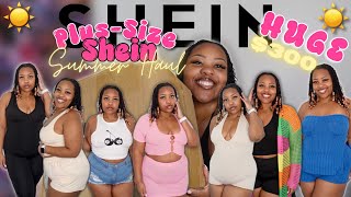 HUGE PLUS SIZE SHEIN HAUL SUMMER 2024  15 ITEMS [upl. by Eelannej710]