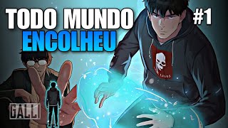 TODO MUNDO ENCOLHEU E AGORA SÃO CAÇADOS POR RATOS MAS RECEBEM SUPER PODERES Manhwa do GaLLi [upl. by Hars]