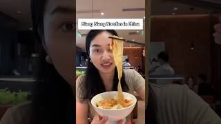 Biang Biang Noodles in China china food foodie noodles chinesefood travel [upl. by Enoval]