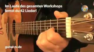 Gitarre lernen GuitarTV • Gitarrenschule ohne Noten  Schnelldurchlauf  Teil 1 [upl. by Louise643]