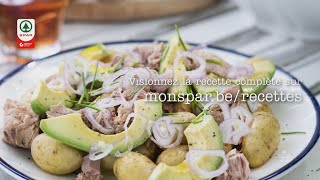 Salade avocat  thon  pommes de terre [upl. by Arodnap]