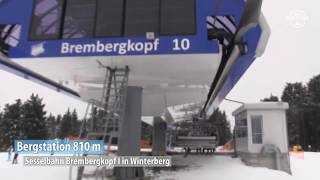 Sesselbahn Brembergkopf 1 in Winterberg [upl. by Eul]