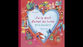 Jai le droit daimer les livres et le chocolat [upl. by Ahsaelat]