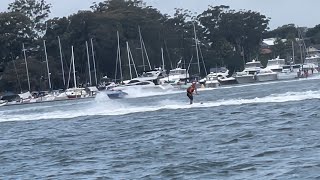 Coldys F1 chasing down Strike F1 for 3rd place at World Water Ski Racing Championships [upl. by Pelagias]