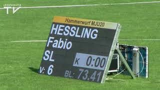 Fabio Heßling glänzt mit deutscher Jahresbestleistung [upl. by Alakam676]