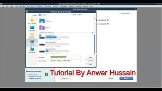 QuickBooks First Lecture in Urdu How to Create New Company and Chart of Account [upl. by Enehs]