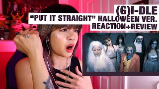 OG KPOP STANRETIRED DANCER reactsreviews GIDLE quotPut It Straightquot Nightmare Version [upl. by Urata]