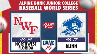 Game 19 Blinn v Northwest Florida National Championship Game [upl. by Valencia]