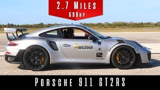 2018 Porsche 911 GT2 RS Top Speed Test [upl. by Serilda657]