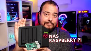 Como criar a própria Raspberry Pi NAS  Open Media Vault [upl. by Ynaffik144]