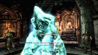 Skyrim  Conjure Frost Atronach  Adept Conjuration Magic Spell [upl. by Juan]