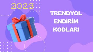 Trendyol endirim kodları 2023 [upl. by Euqinor786]