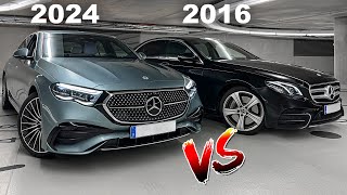 NEW vs OLD Mercedes EClass So Much CHANGED W214 W213 Interior Exterior Comparison Walkaround 4k [upl. by Irami9]