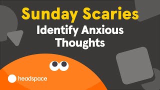 Sunday Scaries Identify Anxious Thoughts with this MiniMeditation [upl. by Berthoud332]