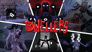 Dwellers AddOn  Full Showcase  The Scariest AddOn for Minecraft Bedrock [upl. by Assirrem800]