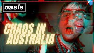 Oasis Chaos In Australia The Be Here Now Tour 9798 [upl. by Ojoj]