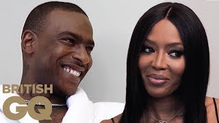 Naomi Campbell and Skepta on the first time they met  British GQ [upl. by Anead405]